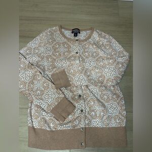 Lands’ End Snowflake Cardigan